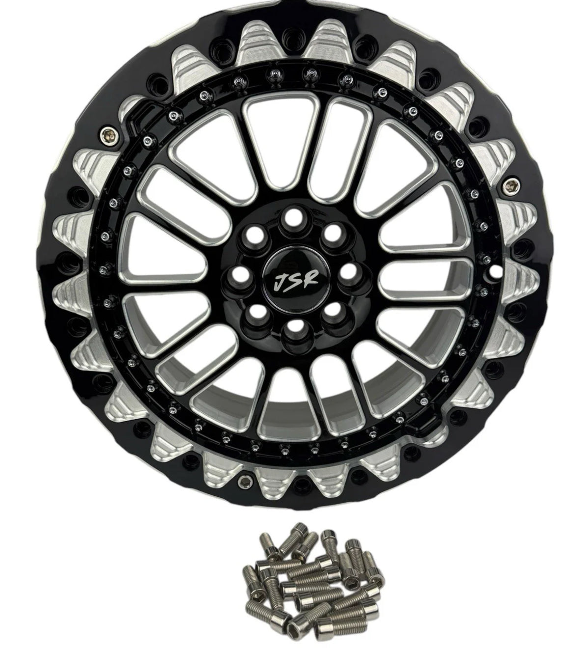 JSR Forged 15 X 7 Single Outer Beadlock Bead Lock 2 Piece Wheel 4 X 100 +20