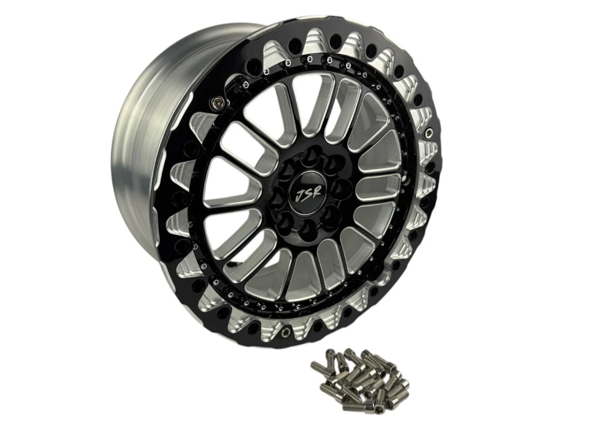JSR Forged 15 X 7 Single Outer Beadlock Bead Lock 2 Piece Wheel 4 X 100 +20