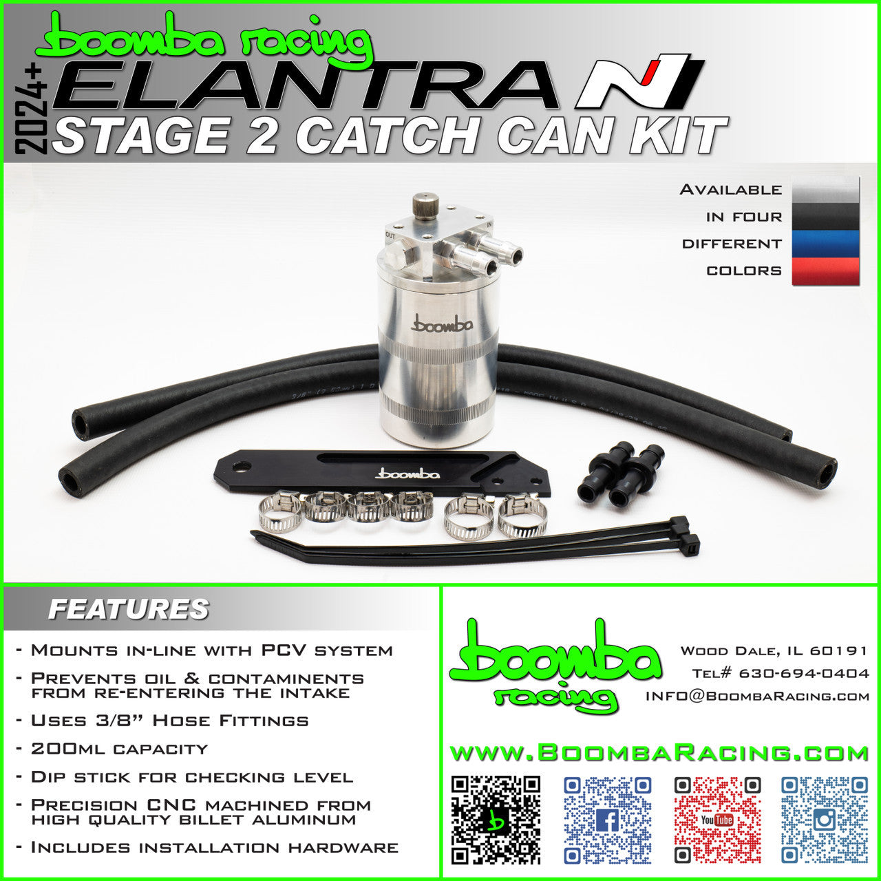 2024+ ELANTRA N STAGE 2 CATCH CAN KIT