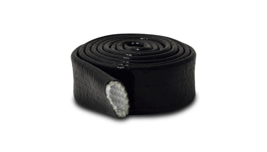 Vibrant 7/8in O.D. Heat Protect Flexible Sleeving (5 foot length) Black