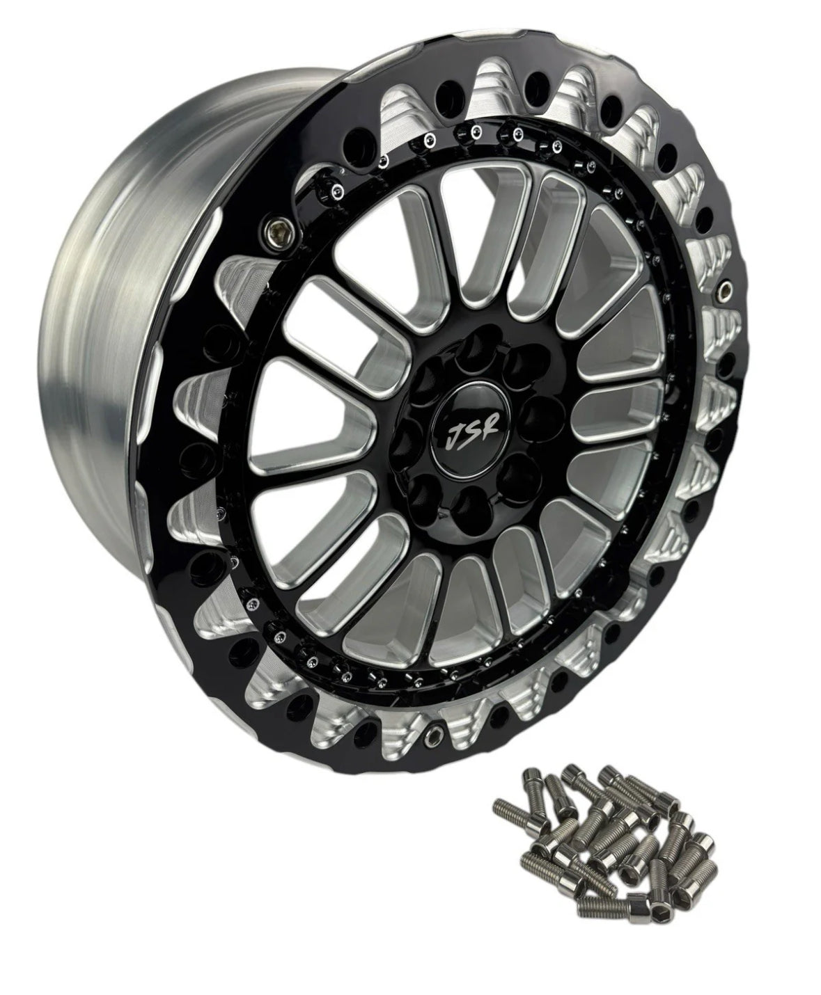 JSR Forged 15 X 7 Single Outer Beadlock Bead Lock 2 Piece Wheel 4 X 100 +20