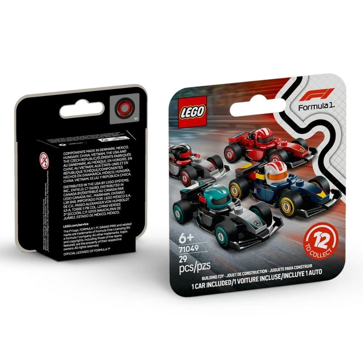 LEGO F1 Collectible Race Cars (71049) New Sealed U-Pick Formula 1 "Minifigure"