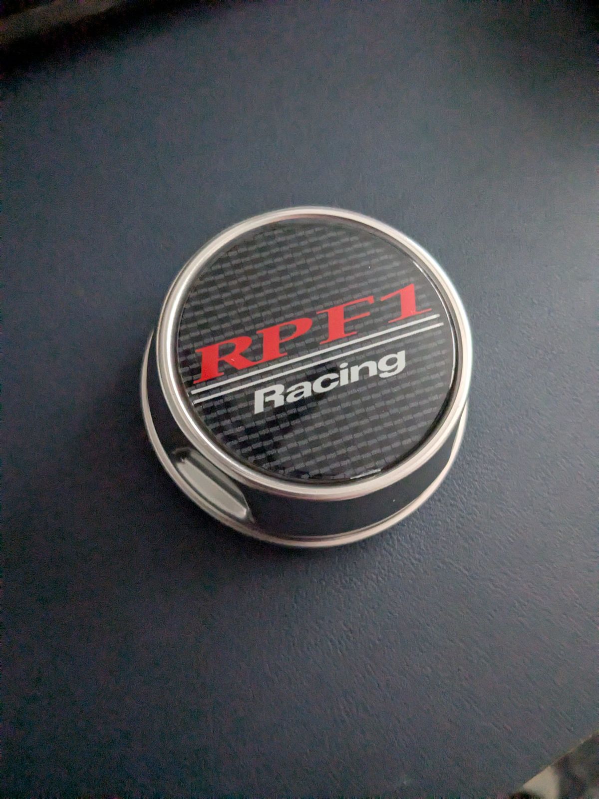Enkei RPF1 16-18in. Silver Wheel Center Cap