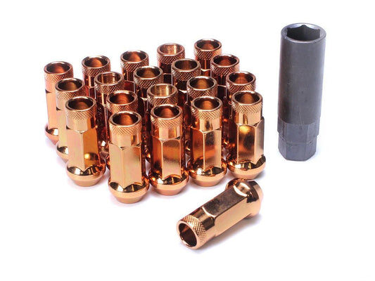 Muteki SR48 Lug Nuts – Orange 12x1.25 (Special Order, Set of 20)