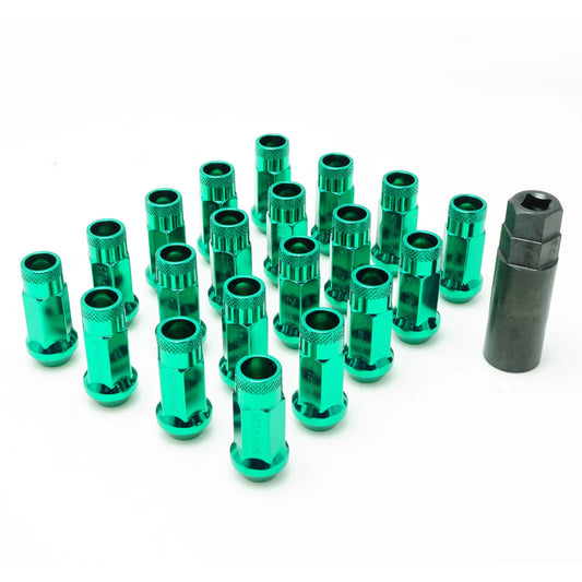 Muteki SR48 Lug Nuts – Green 12x1.25 (Set of 20)
