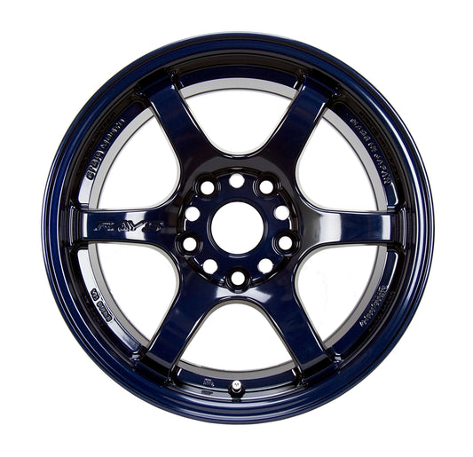 Gram Lights 57DR 15x8.0 +35 5-114.3 Dark Blue Wheel (SPECIAL ORDER)