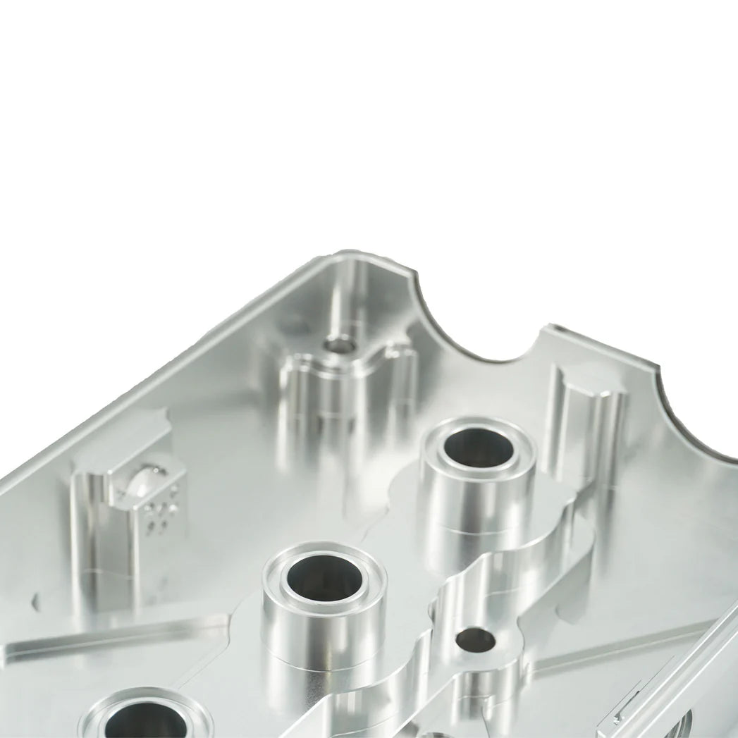 Billet B Series Vented Valve Cover Baffle B16 B18 AN10 For Honda Acura DOHC Vtec