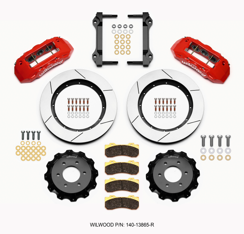 Wilwood TX6R Front Kit 15.50in Red 2010-Up Ford F150 (6 lug)