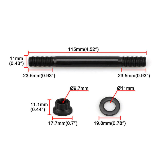 Heavy Duty Engine Cylinder Head Stud Bolt Kit for Mitsubishi EVO 8 EVO 9 Eclipse 1994-2019