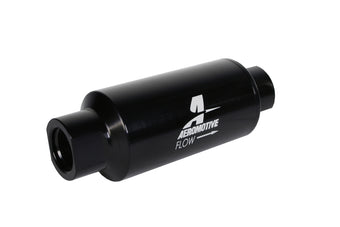 compare product Aeromotive In-Line Filter 10AN 10 Micron Microglass Element Bright-Dip Black 2in OD