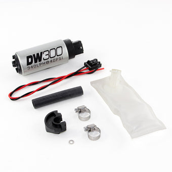 compare product DeatschWerks 94+ Nissan 240sx/Silvia S14/S15 DW300 340 LPH In-Tank Fuel Pump w/ Install Kit
