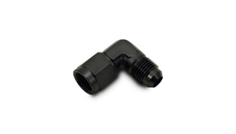 compare product Vibrant -4AN Female to -4AN Male 90 Degree Swivel Adapter (AN to AN) - Anodized Black Only