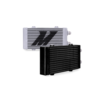 compare product Mishimoto Universal Small Bar and Plate Dual Pass Black Oil Cooler
