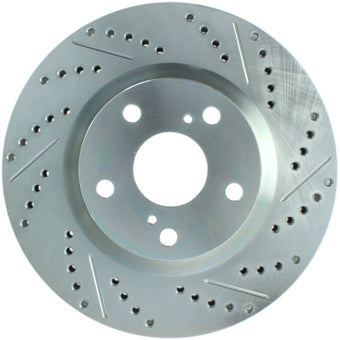 compare product StopTech Select Sport 11-16 Toyota Avalon/ 11-17 Camry SportStop Slotted & Drilled Left Front Rotor