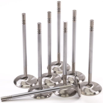 compare product GSC P-D Ford Mustang 5.0L Coyote Gen 1/2 37.27mm Head (STD) Chrome Polished Intake Valve - Set of 8