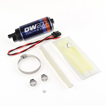 compare product DeatschWerks 92-95 BMW E36 325i DW200 255 LPH In-Tank Fuel Pump w/ Install Kit