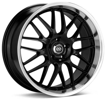compare product Enkei Lusso 18x9 40mm Offset 5x114.3 Bolt Pattern 72.6 Bore Black w/ Machined Lip Wheel