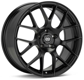 compare product Enkei Raijin 18x8 40mm Offset 5x114.3 Bolt Pattern 72.6 Bore Diameter Matte Black Wheel