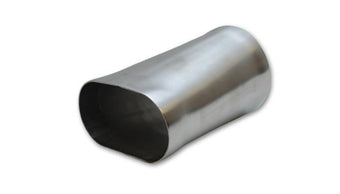 compare product Vibrant 3in oval (Nominal) x 3in Round Transition adapter T304 SS 6in long