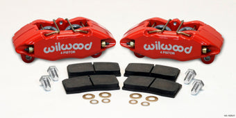 compare product Wilwood DPHA Front Caliper & Pad Kit Red Honda / Acura w/ 262mm OE Rotor