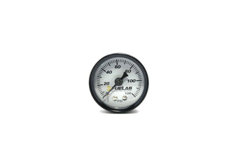 compare product Fuelab 1.5in Fuel Pressure Gauge - EFI - Range 0-120 PSI