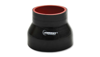 compare product Vibrant 4 Ply Reducer Couper 4.0in ID x 3.75in ID x 3in Long - Black