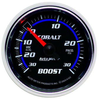 compare product Autometer Cobalt 52mm 30psi mechanical Boost Gauge
