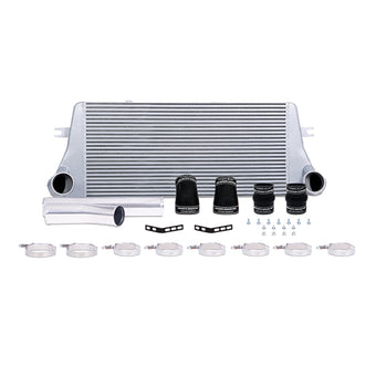 compare product Mishimoto 94-02 Dodge Ram 2500 5.9L Cummins Intercooler Kit w/ Pipes (Silver)