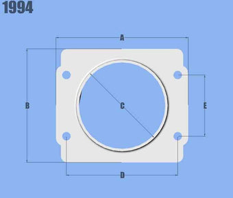 compare product Vibrant MAF Sensor Adapter Plate for Subaru applications use w/ 3in Inlet I.D. filters only