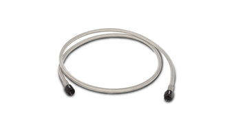 compare product Vibrant Univ Oil Feed Kit 4ft Teflon lined S.S. hose with two -3AN female fittings preassembled