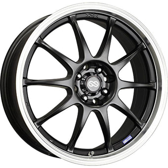 compare product Enkei J10 16x7 5x100/114.3 38mm Offset 72.62mm Bore Dia Matte Black w/ Machined Lip Wheel