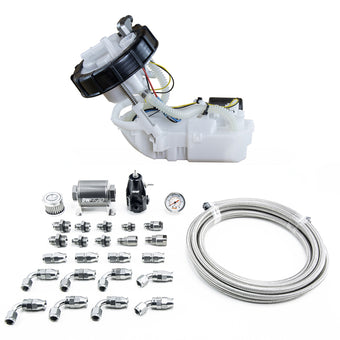 compare product DeatschWerks 01-05 Honda Civic/02-06 Acura RSX DW400 Pump Module & Return Kit w/PTFE Fuel Lines