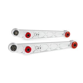 compare product Skunk2 Honda/Acura EK Alpha Series Rear Lower Control Arm Set - Clear