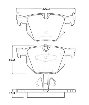 compare product StopTech Street Touring 06 BMW 330 Series (Exc E90) Series Rear Brake Pads