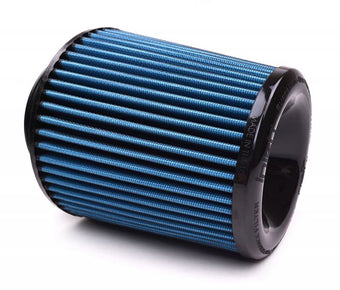 compare product Injen Nanofiber Dry Air Filter - 4in Flange Dia / 6 1/2in Base / 7in Tall / 5 3/8in Top