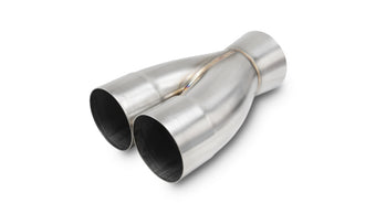 compare product Vibrant 2-1 SS Merge Collectors (3in Inlet Slipover ID 3-1/2in Outlet OD) - Sold Individually