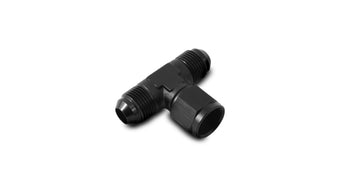 compare product Vibrant -12AN Tee Fitting with Female -12AN Swivel On Side