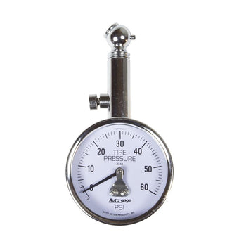 compare product Autometer 60 PSi Peak/Hold Mechanical Tire Pressure Gauge