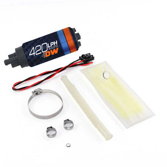 compare product DeatschWerks DW420 Series 420lph In-Tank Fuel Pump w/ Install Kit For BMW E36 / E46