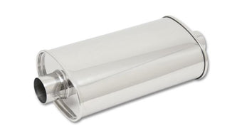 compare product Vibrant StreetPower Oval Muff 5in x 9in x 15in long body 4in inlet I.D. x 4in outlet Center-Center