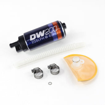 compare product DeatschWerks 04-08 Mazda RX-8 DW200 255 LPH In-Tank Fuel Pump w/ Install Kit