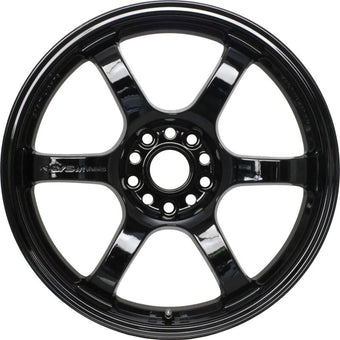 compare product Gram Lights 57DR 15x8 / +35mm / 4x100 Gloss Black Wheel