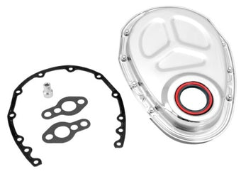 compare product Spectre SB Chevrolet Timing Cover (Incl. Pre-Installed Seal/Gaskets/Bolts) - Chrome