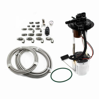 compare product DeatschWerks 05-09 GM Truck DW400 Pump Module w/PTFE fuel lines