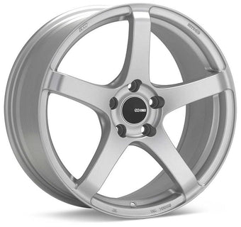 compare product Enkei Kojin 17x8 35mm Offset 5x114.3 Bolt Pattern 72.6mm Bore Dia Matte Silver Wheel