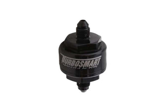compare product Turbosmart Billet Turbo Oil Feed Filter w/44 Micron Pleated Disc -4AN Male Inlet - Black
