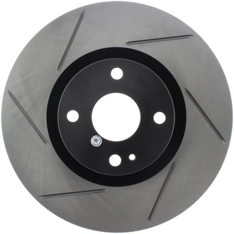 compare product StopTech 16-17 Mazda MX-5 Front Passenger Side Slotted Sport Brake Rotor