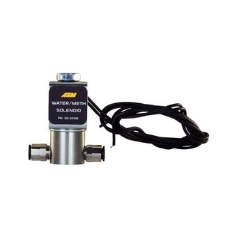 compare product AEM Water/Methanol Injection System - High-Flow Low-Current WMI Solenoid - 200PSI 1/8in-27NPT In/Out