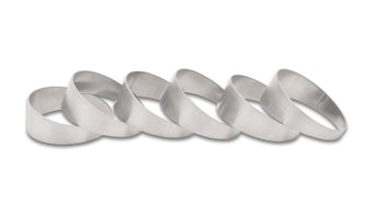compare product Vibrant 3.00in O.D. T304 SS Pie Cuts - Set of 6