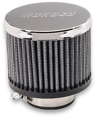 compare product Moroso Filtered Valve Cover Breather - Clamp-On - No Hood - 1-3/8in ID
